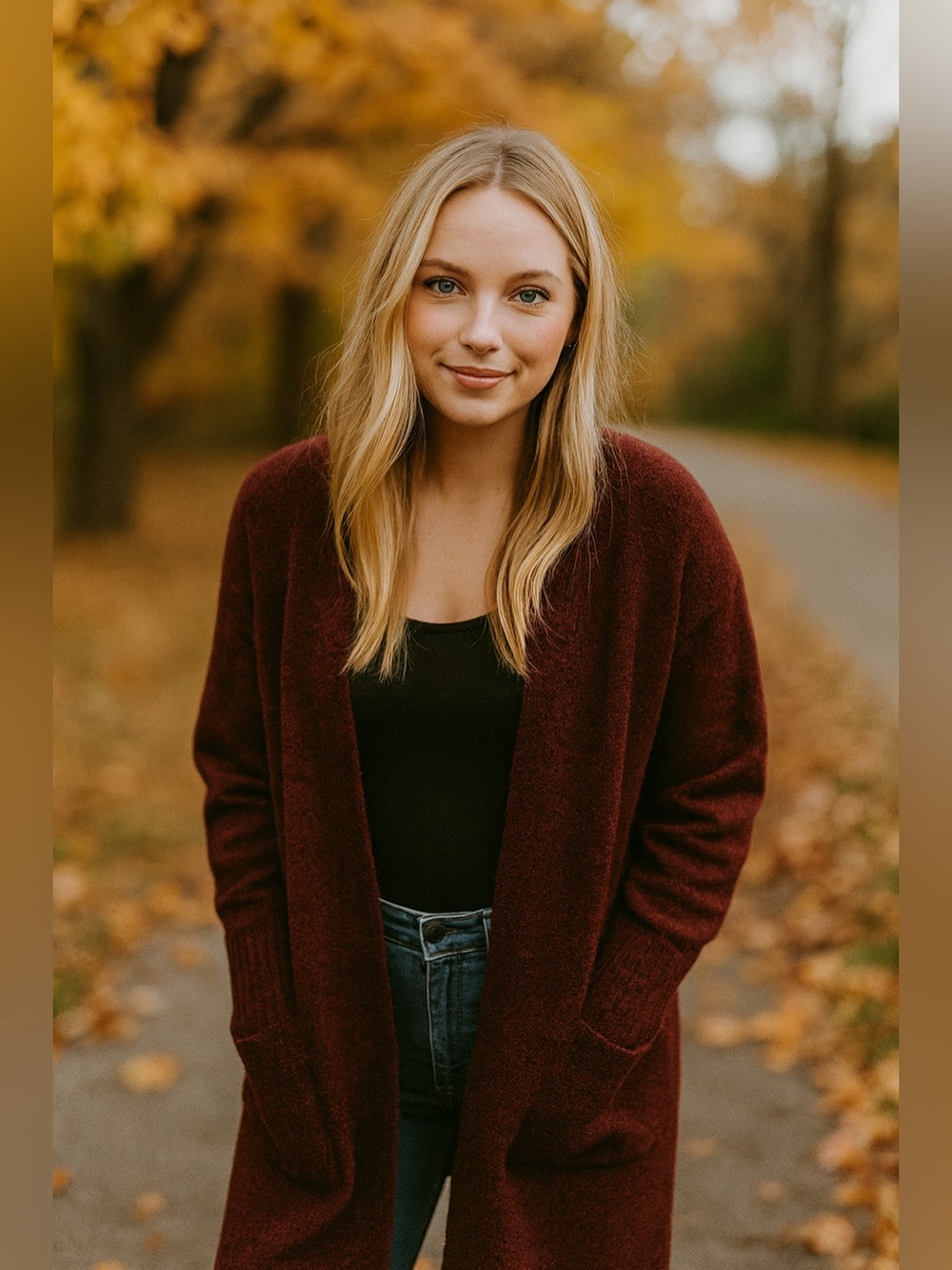 RW&Co Long Open-Front Cardigan